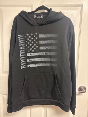 Boot Daddy Black Men's Hoodie